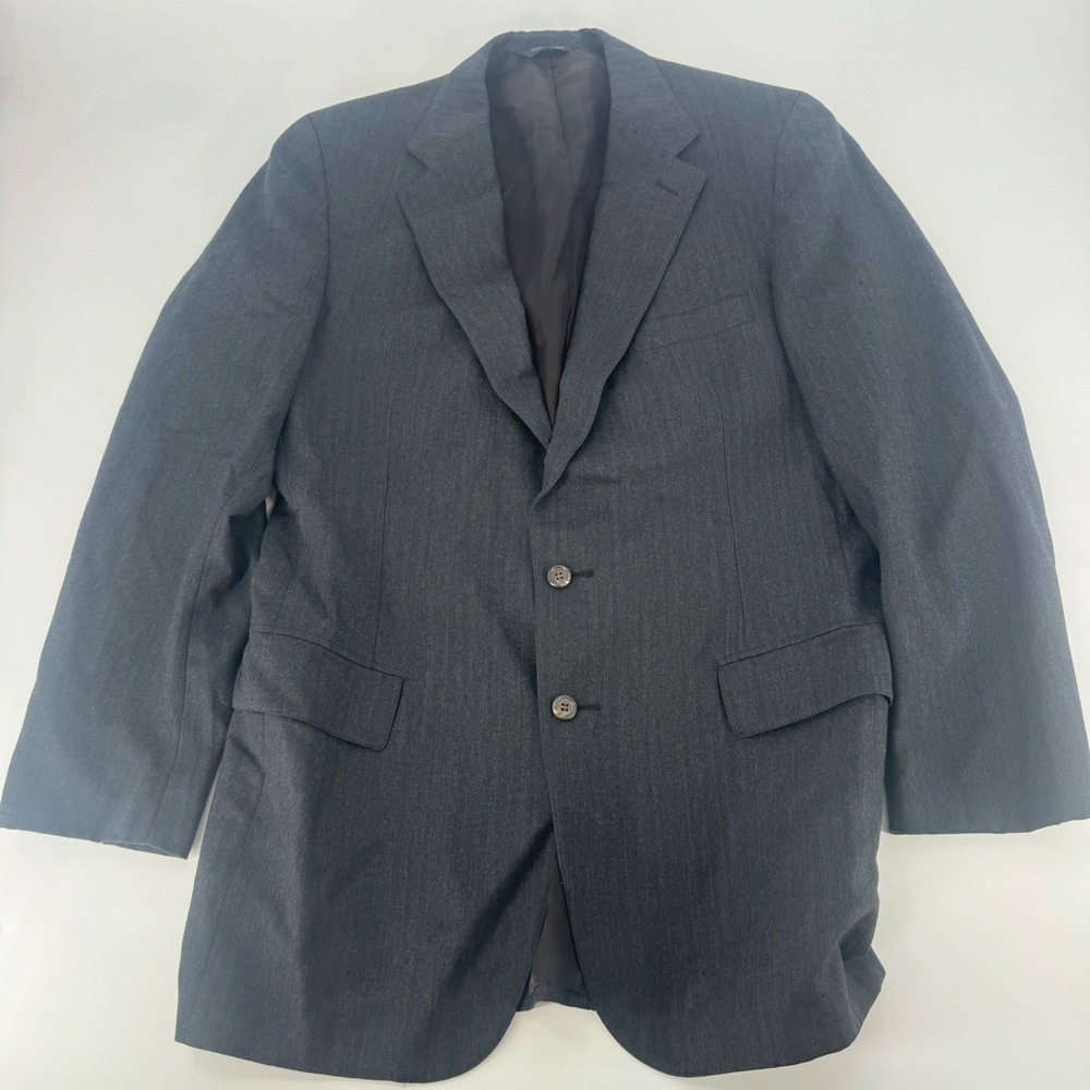 Polo University Club Ralph Lauren Blazer Mens Gray Herringbone Wool Sport Coat
